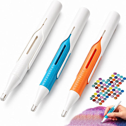 🔥Last Day 50% OFF 💎 Automatic Diamond Painting Bead dispenser | Wax-Free Round Drill Pen for Faster, Easier Crafting ✨