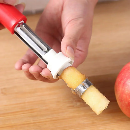 🔥Last Day Buy 1 Get 1 Free $10.49 Each🔥2 in 1 Apple Corer and Peeler - Stainless Steel Fruit Corer