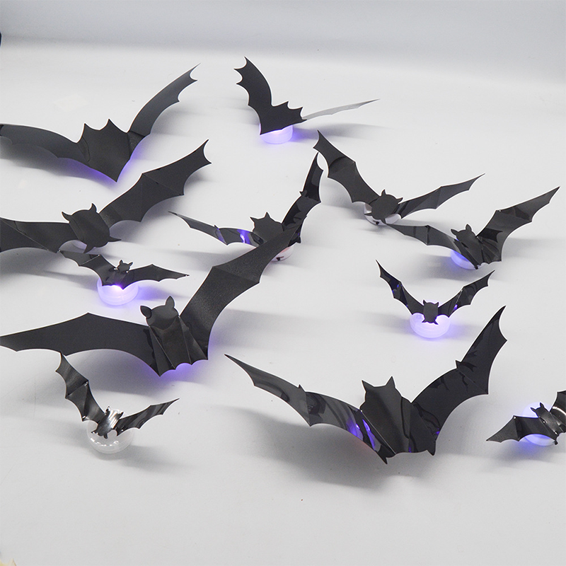 🔥 Last Day 50% OFF 🔥🦇Spooky 3D Bat LED Wall Light, Halloween Decor for Indoors and Outdoors👻