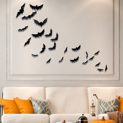 🔥 Last Day 50% OFF 🔥🦇Spooky 3D Bat LED Wall Light, Halloween Decor for Indoors and Outdoors👻